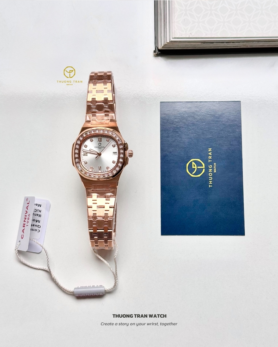 ĐỒNG HỒ NỮ CARNIVAL QUARTZ 8160L2-VH-T