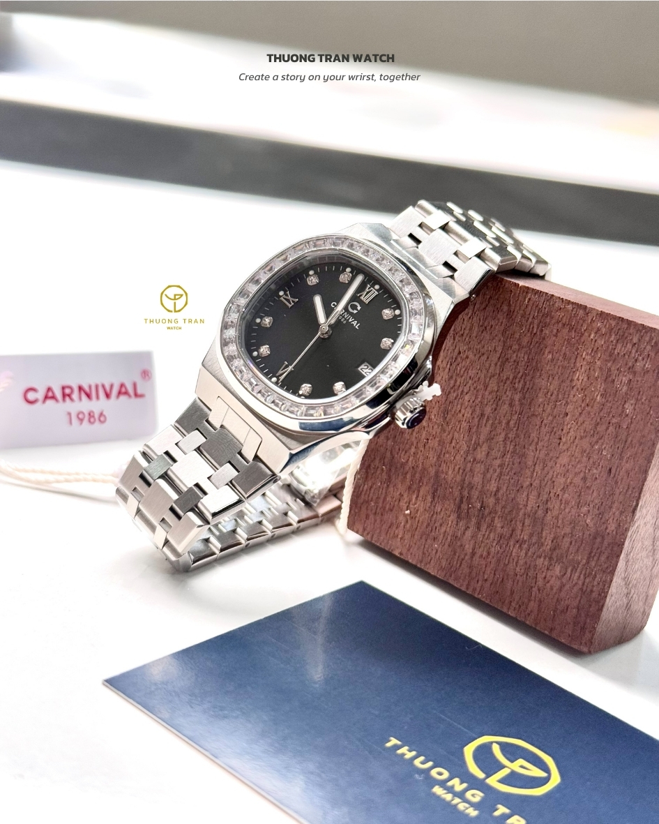 ĐỒNG HỒ NỮ CARNIVAL QUARTZ 8160L2-VT-D