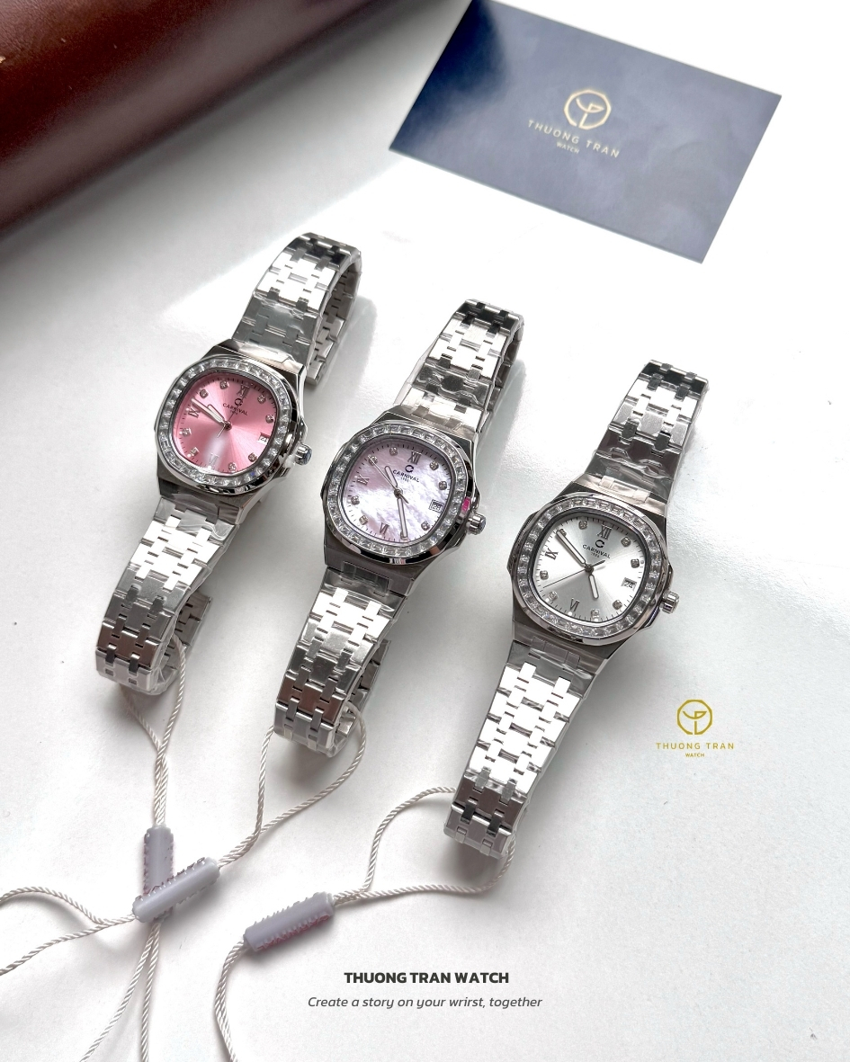 ĐỒNG HỒ NỮ CARNIVAL QUARTZ 8160L2-VT-H