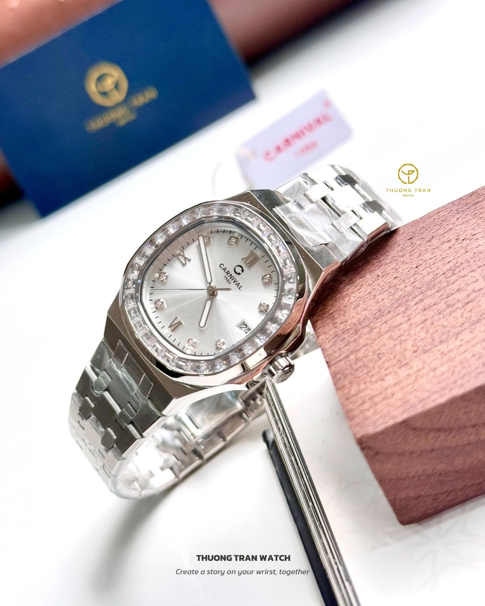 ĐỒNG HỒ NỮ CARNIVAL QUARTZ 8160L2-VT-T
