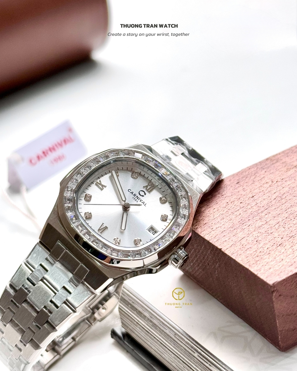 ĐỒNG HỒ NỮ CARNIVAL QUARTZ 8160L2-VT-T