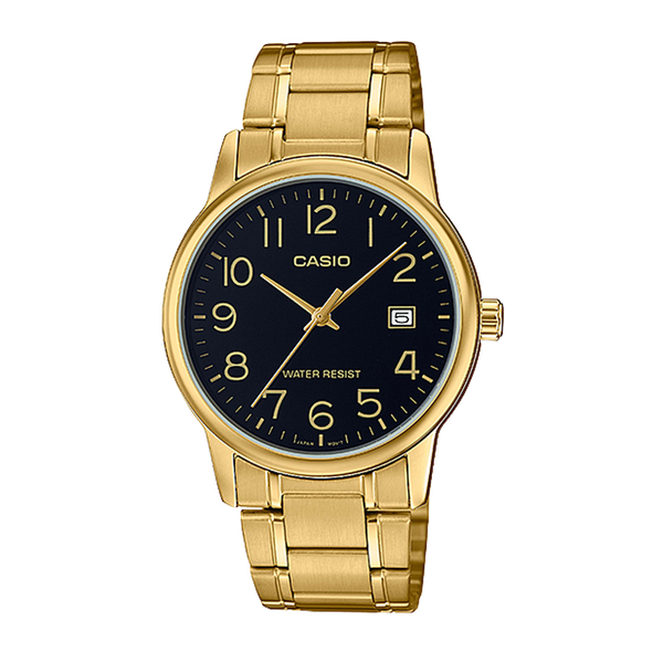ĐỒNG HỒ NAM CASIO QUARTZ MTP-V002G-1BUDF GOLD