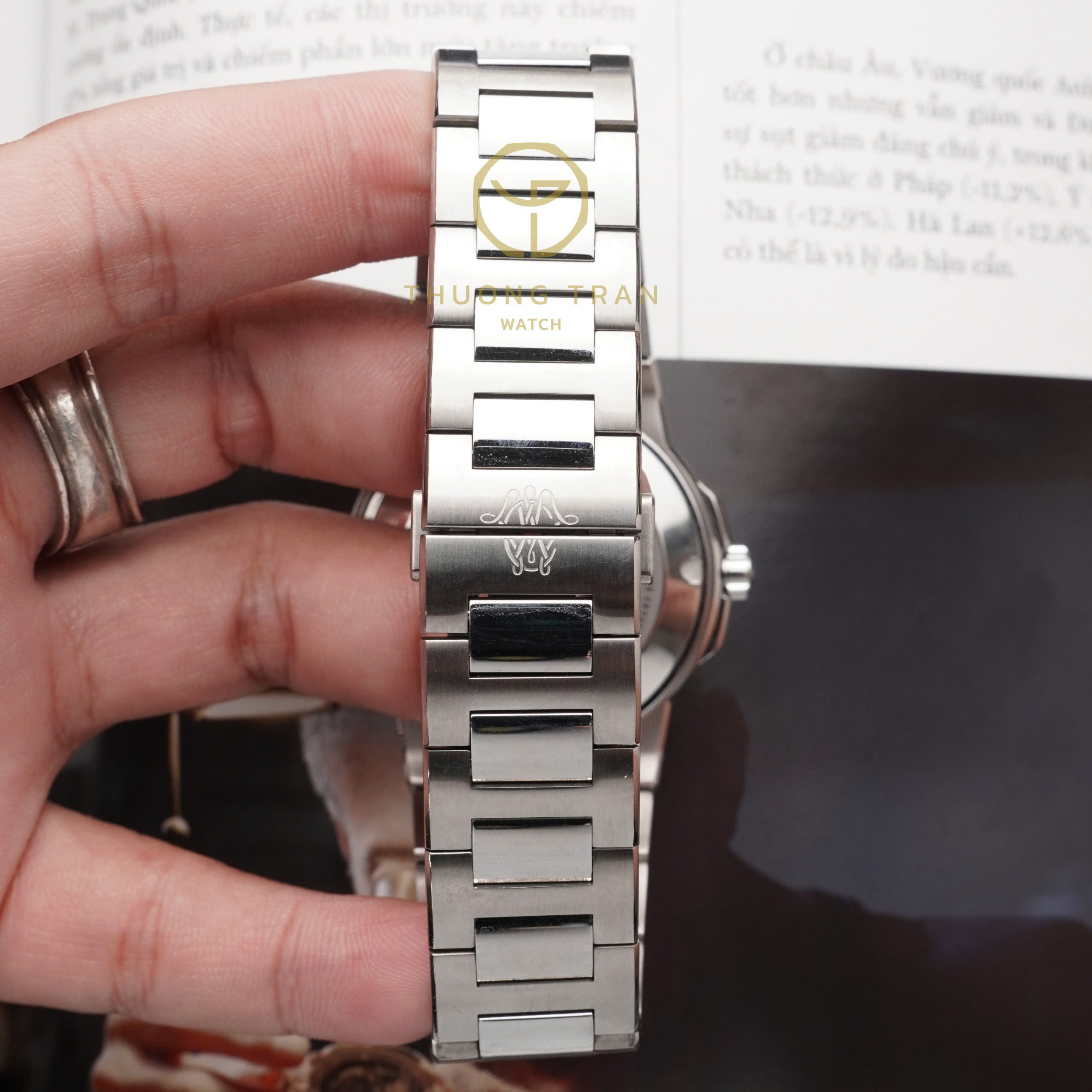 LA GRANDE CORNICHE STEEL WITH BLEU MARINE DIAL CRN0030A