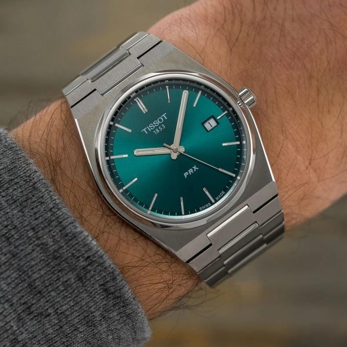TISSOT PRX QUARTZ GREEN 40MM T137.410.11.091.00
