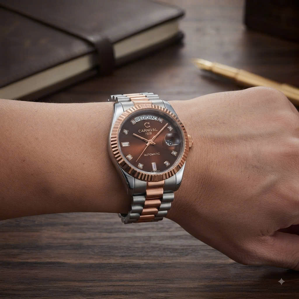 ĐỒNG HỒ NAM CARNIVAL AUTOMATIC 8239G-CH-N