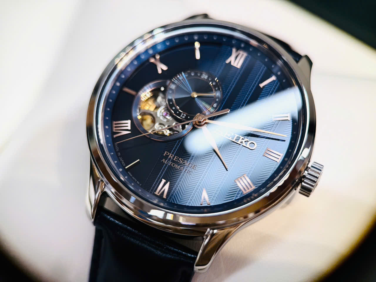 ĐỒNG HỒ NAM SEIKO PRESAGE AUTOMATIC WATCH SSA421J1