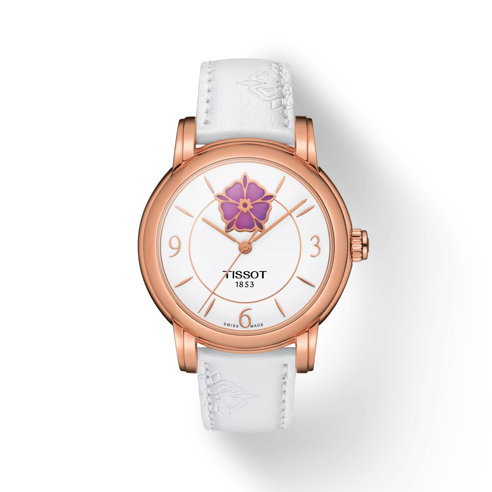 ĐỒNG HỒ NỮ TISSOT LADY HEART FLOWER POWERMATIC 80 WHITE DIAL T050.207.37.017.05