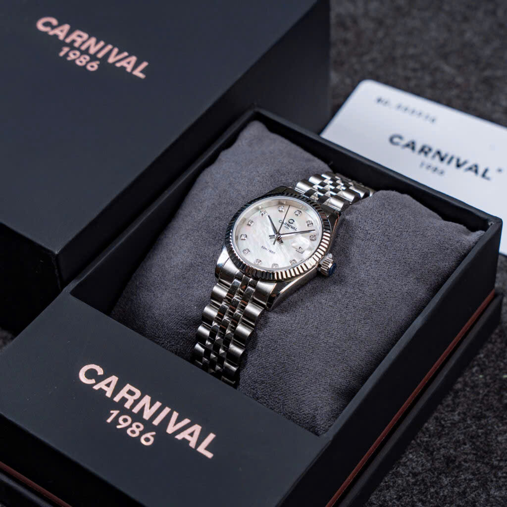 ĐỒNG HỒ NỮ CARNIVAL QUARTZ 8250L-VT-TK