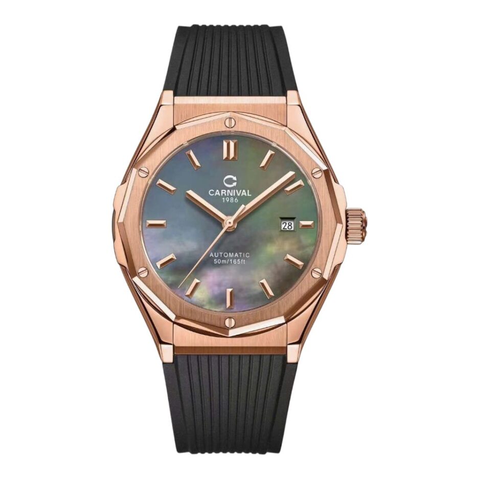 ĐỒNG HỒ NAM CARNIVAL AUTOMATIC 8168G-VH-DCS-DK BLACK MOP