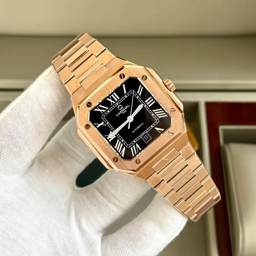 ĐỒNG HỒ NAM CARNIVAL AUTOMATIC ĐEN 8169G-VH-D
