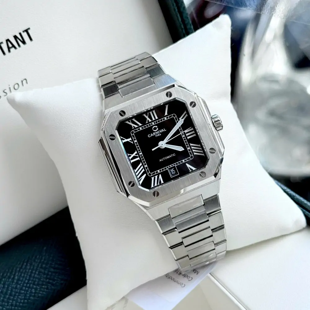 ĐỒNG HỒ NAM CARNIVAL AUTOMATIC ĐEN 8169G-VT-D