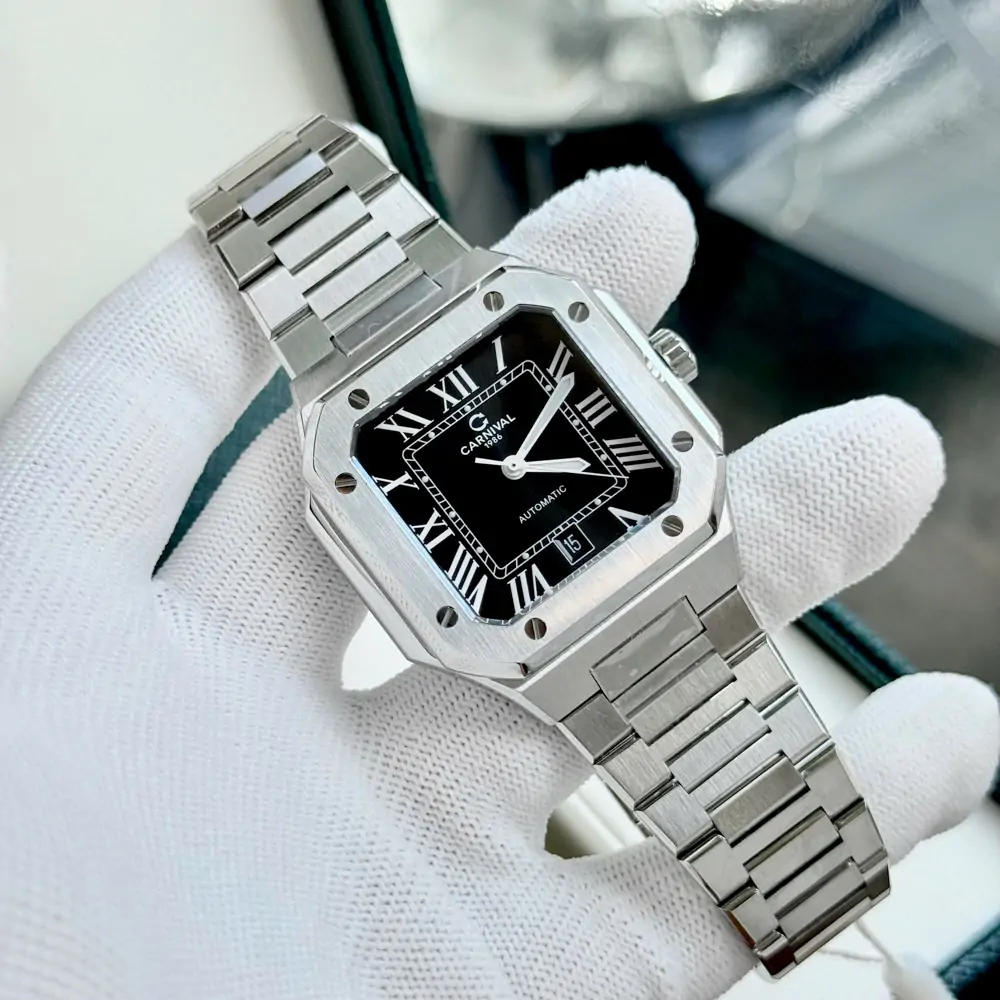 ĐỒNG HỒ NAM CARNIVAL AUTOMATIC ĐEN 8169G-VT-D