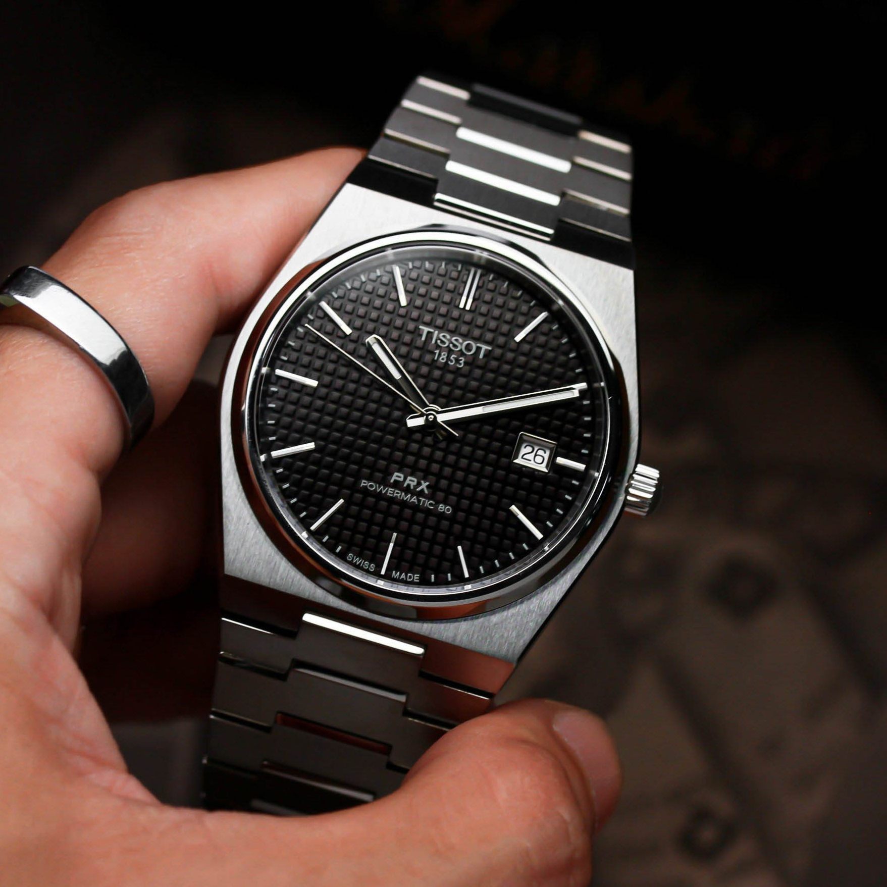 TISSOT PRX POWERMATIC 80 BLACK 40MM T137.407.11.051.00