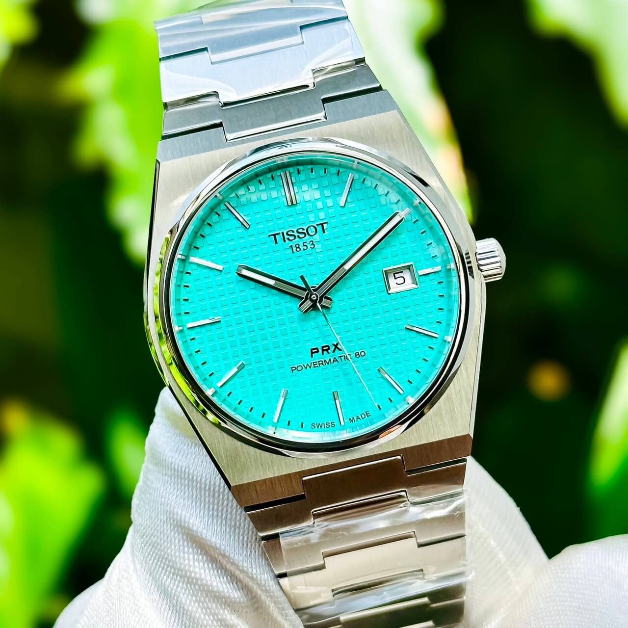 TISSOT PRX POWERMATIC 80 MINTGREEN 40MM T137.407.11.091.01