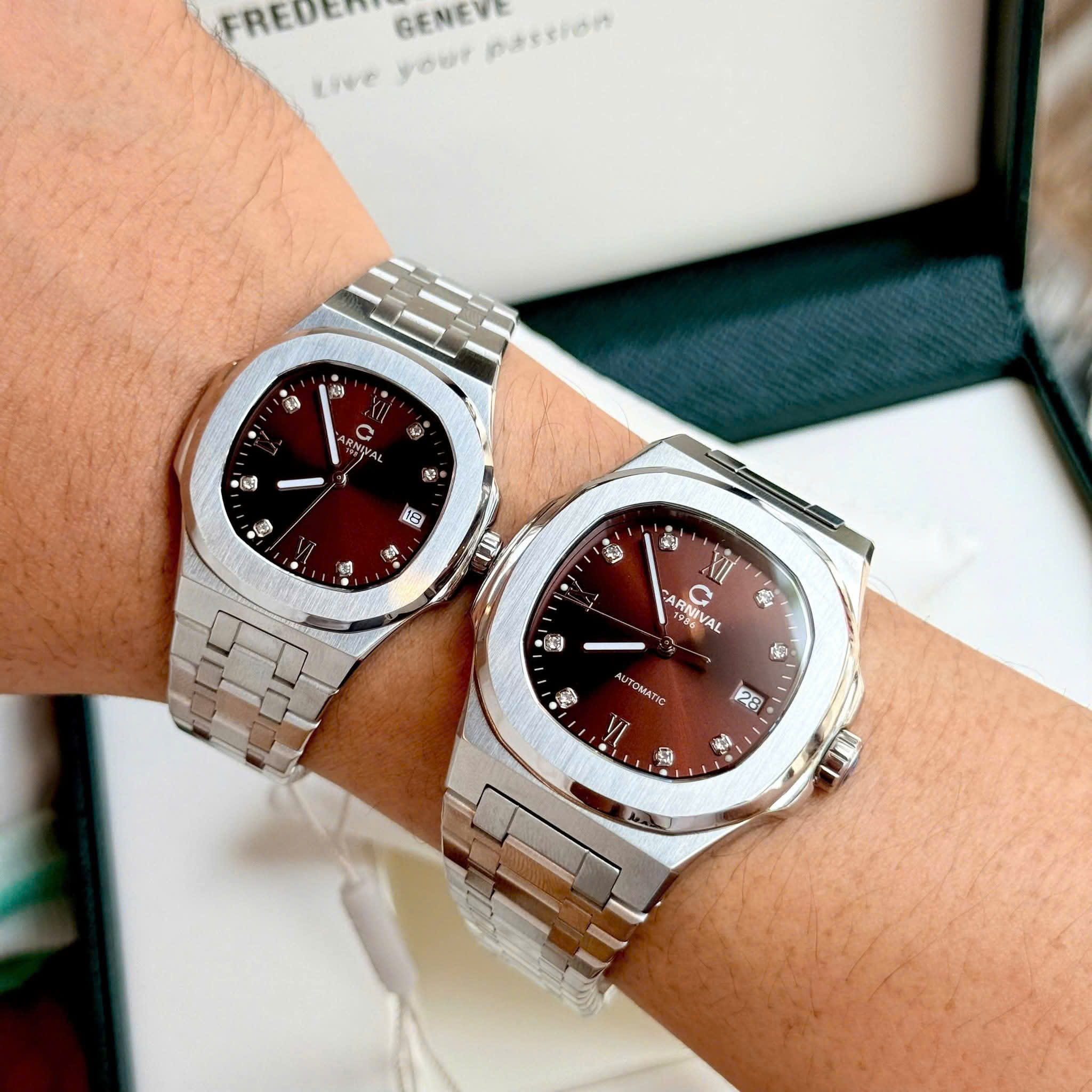 ĐỒNG HỒ ĐÔI CARNIVAL 8160G-VT-N - CARNIVAL 8160L-VT-N1