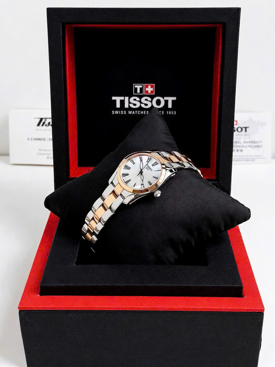 ĐỒNG HỒ NỮ TISSOT QUARTZ T-WAVE T112.210.22.113.01