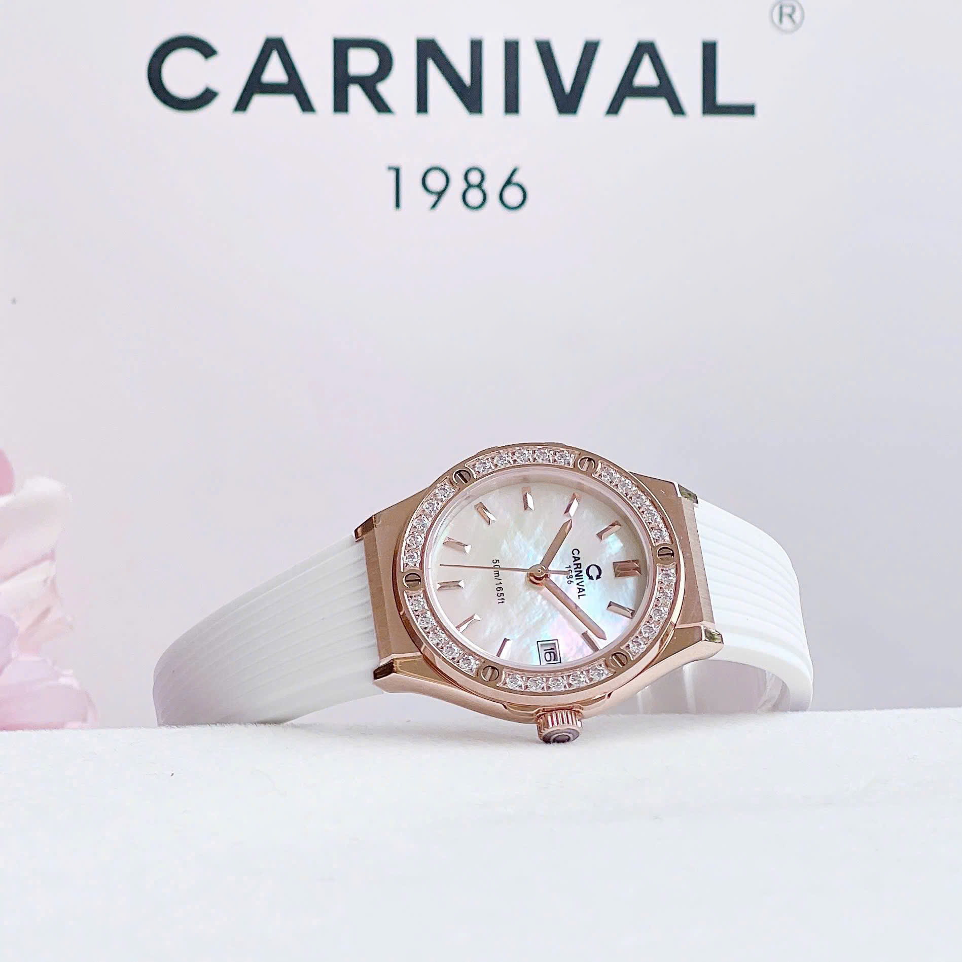 ĐỒNG HỒ NỮ CARNIVAL QUARTZ 8168L2-VH-DCS-TK1