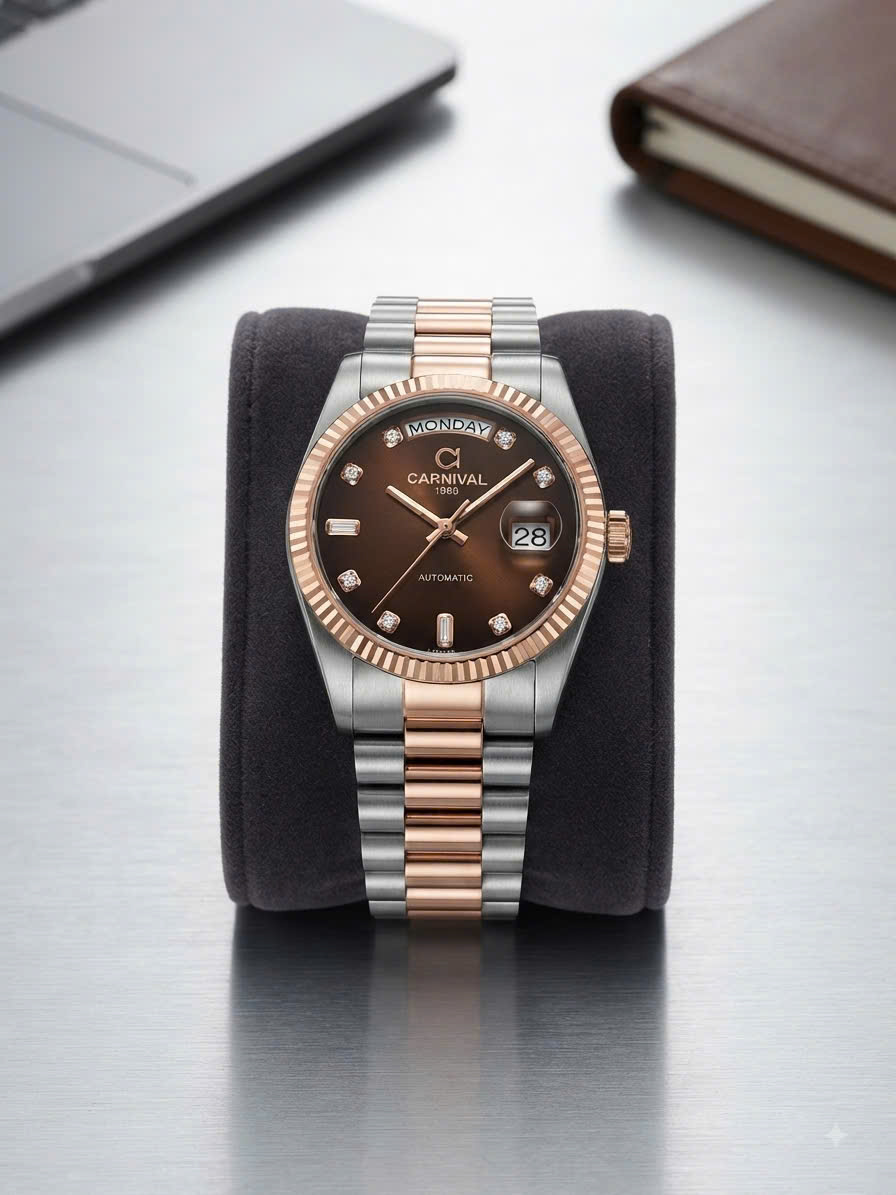 ĐỒNG HỒ NAM CARNIVAL AUTOMATIC 8239G-CH-N