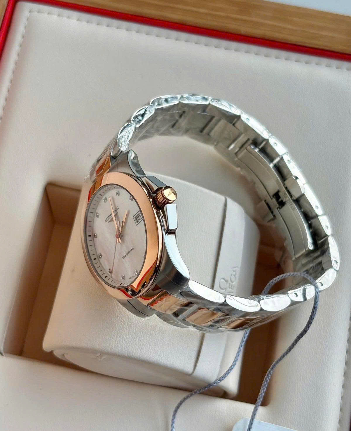 ĐỒNG HỒ NỮ LONGINES CONQUEST MOP DIAMOND L3.377.3.88.7 (L33773887)