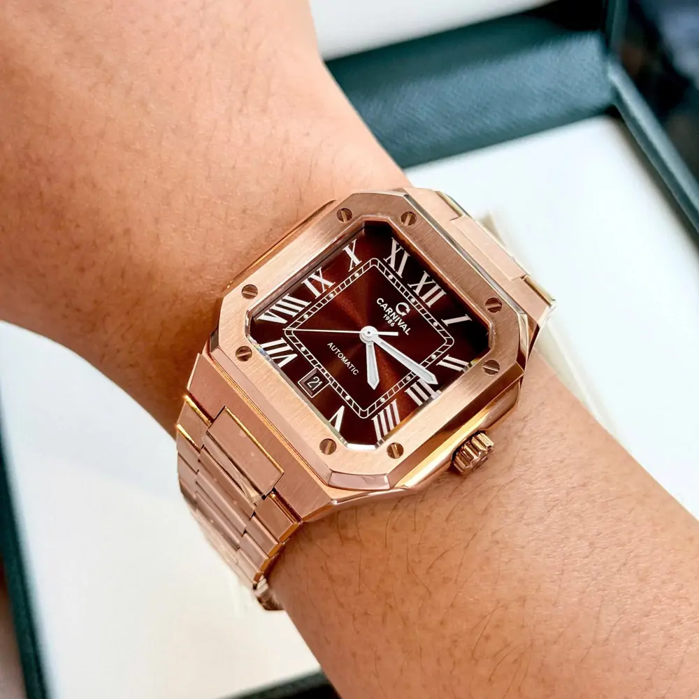 ĐỒNG HỒ NAM CARNIVAL AUTOMATIC NÂU 8169G-VH-N