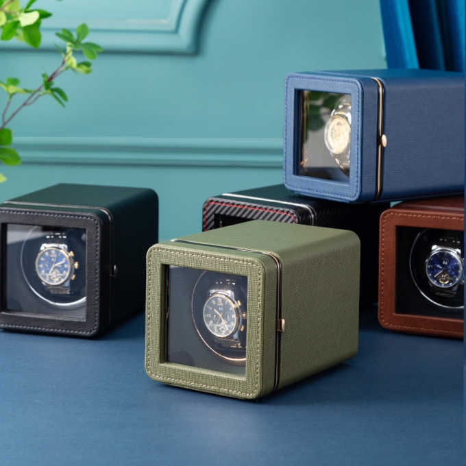 HỘP XOAY ĐỒNG HỒ CƠ VINTAGE LUXURY