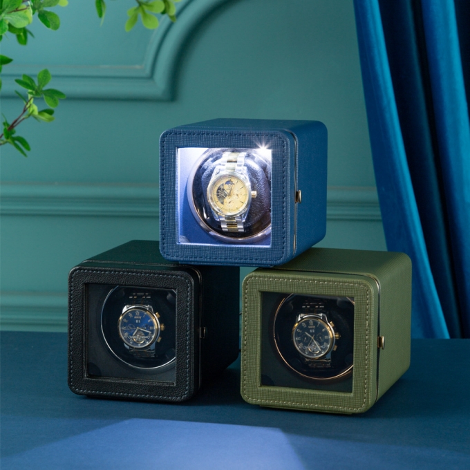 HỘP XOAY ĐỒNG HỒ CƠ VINTAGE LUXURY