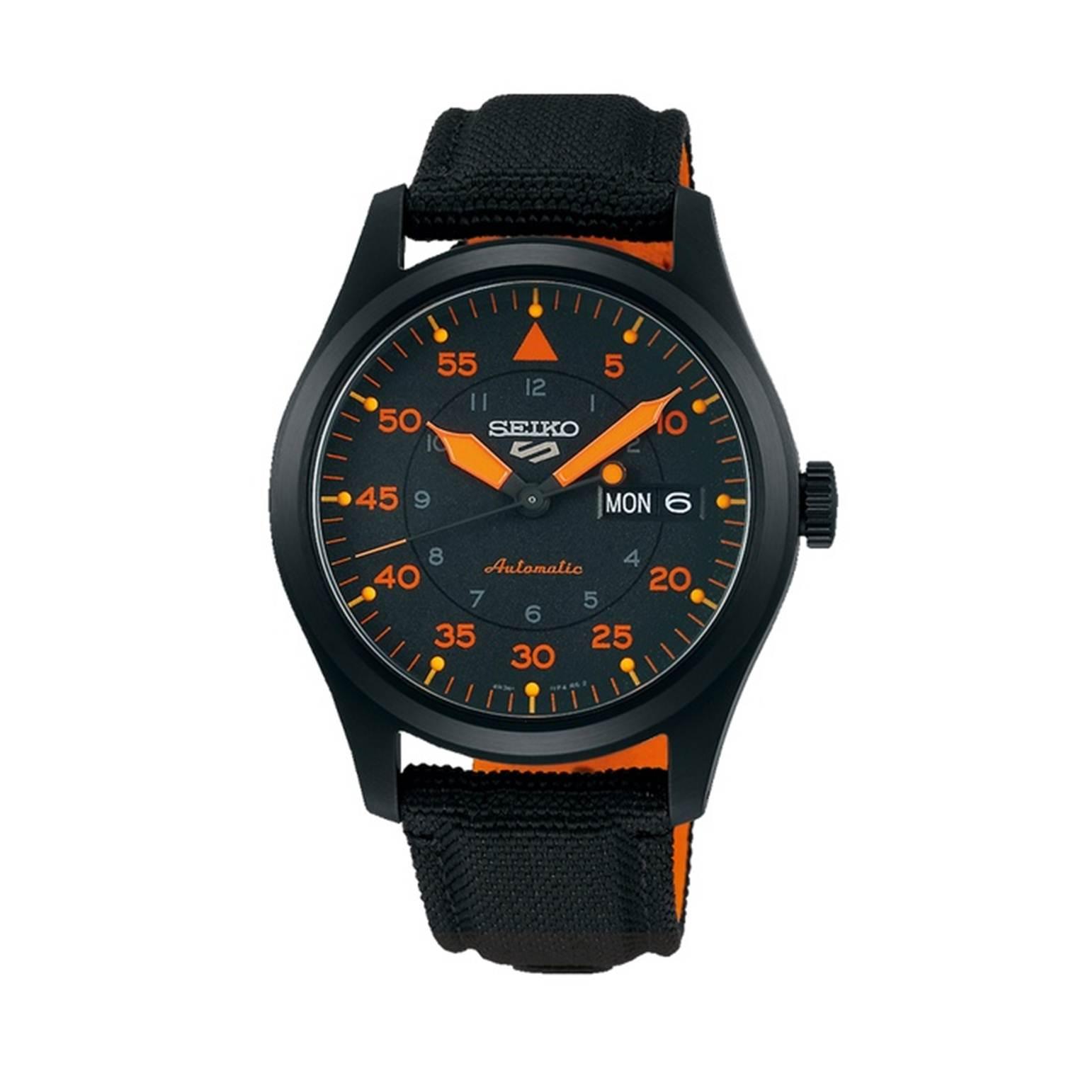 ĐỒNG HỒ NAM SEIKO 5 MENS ORANGE SPORTS WATCH SRPH33K1