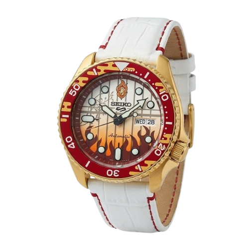 ĐỒNG HỒ NAM SEIKO 5 AUTOMATIC SPORTS SRPJ28 KIMETSU NO YAIBA  Limited Edition RENGOKU