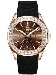 CARNIVAL 1986 AQUANUS AUTOMATIC FULL ROSE GOLD 8113G2-VH-DCS-N