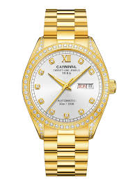 CARNIVAL 1986 AUTOMATIC DAYDATE GOLD 8907G-VV-T