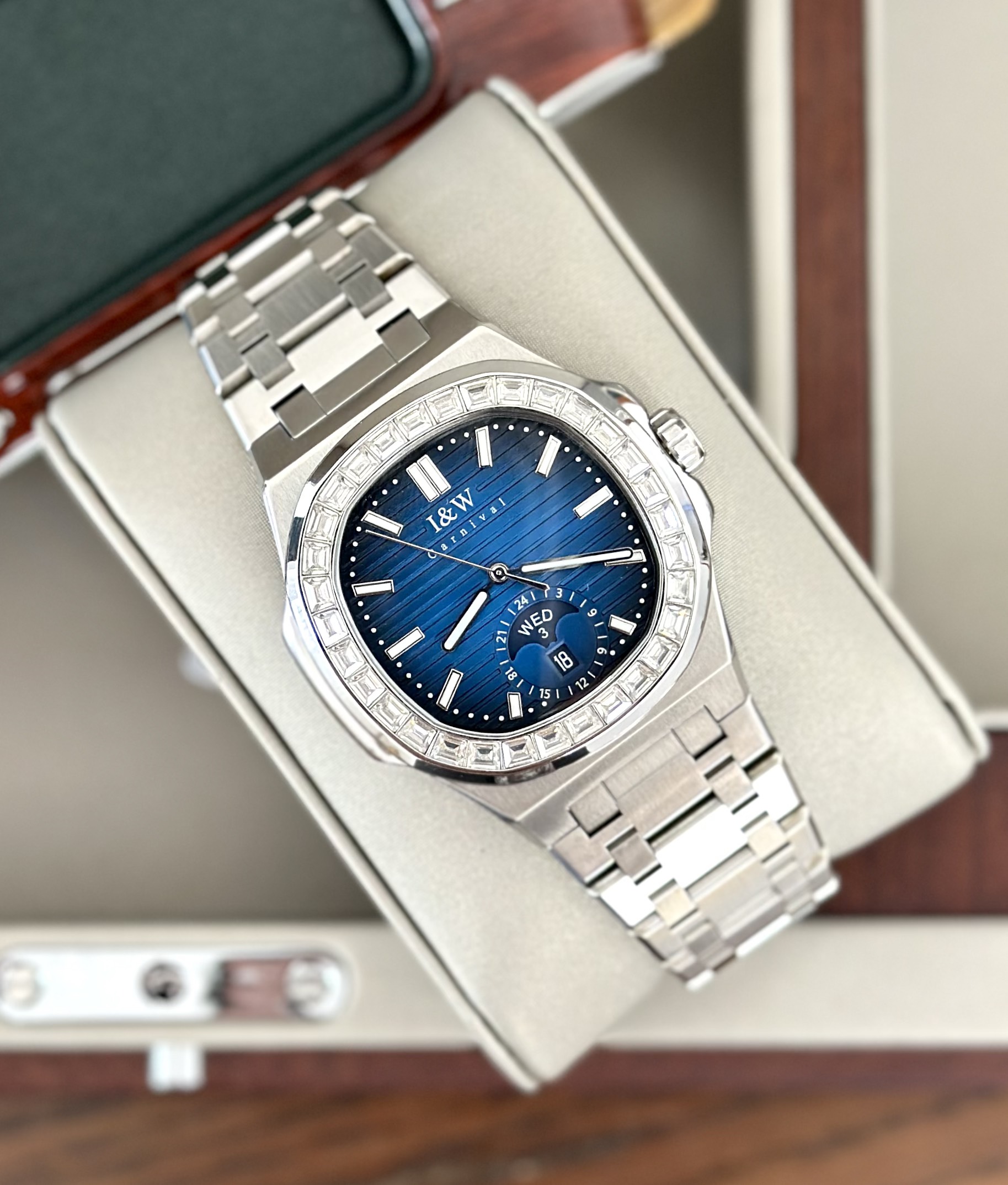 I&W CARNIVAL NAUTILUS AUTOMATIC BLUE 735G1