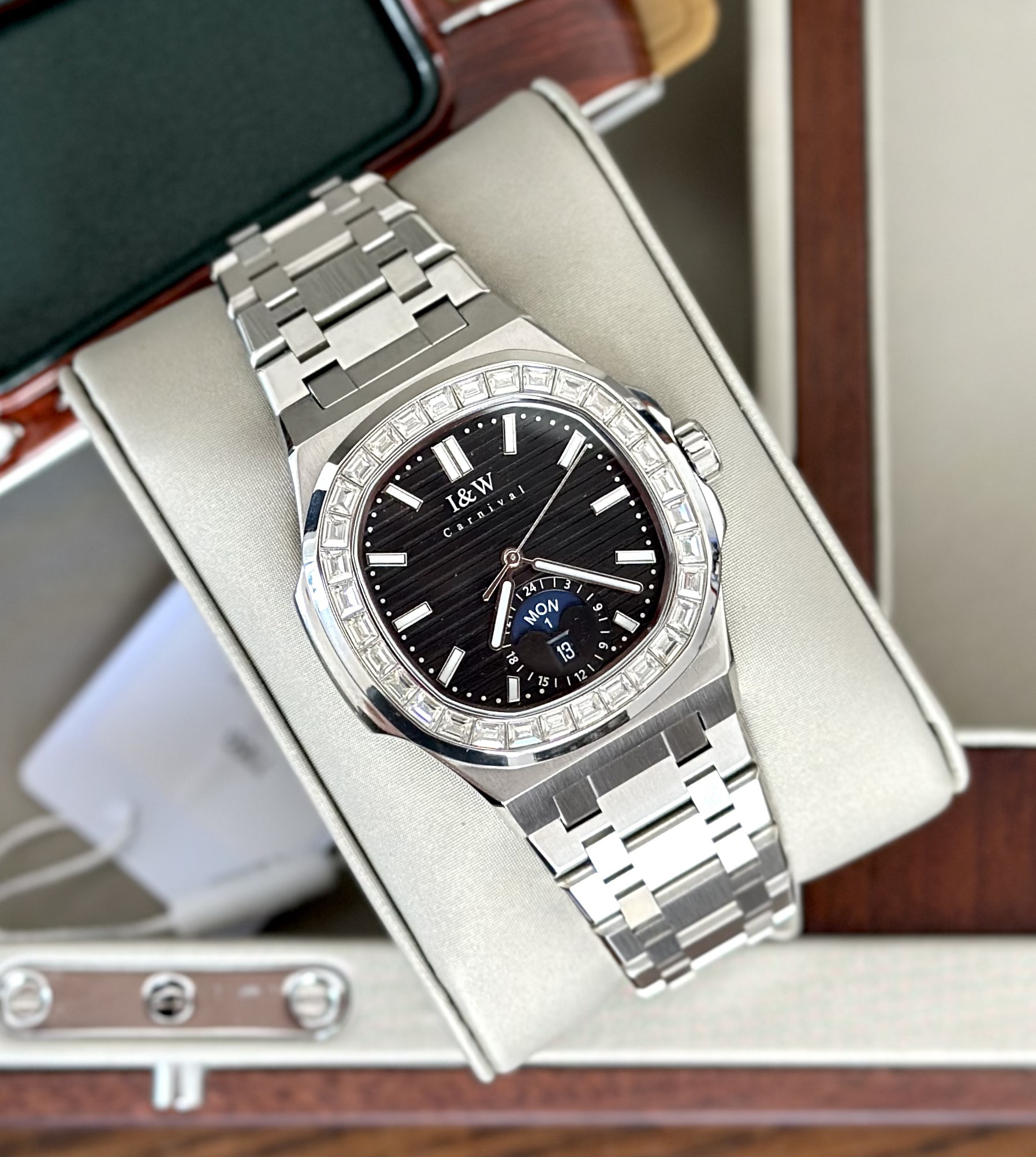 I&W CARNIVAL NAUTILUS AUTOMATIC BLACK 735G3