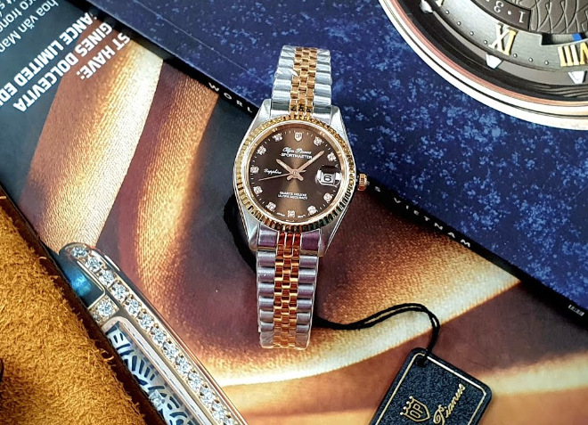 OLYM PIANUS SPORTMASTER QUARTZ CHOCOLATE OP68322L29SR-N