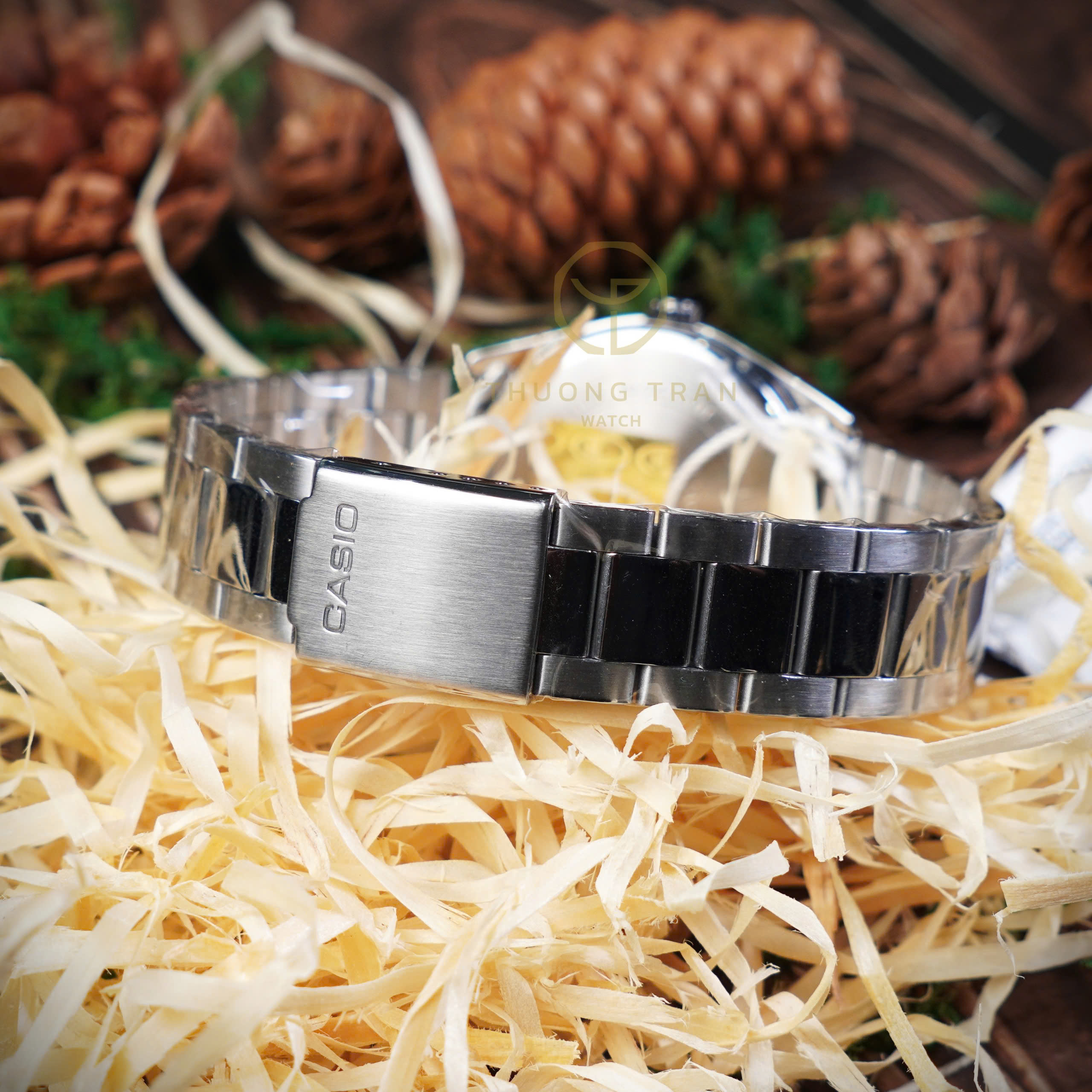 ĐỒNG HỒ NAM XÁM KIM BẠC CASIO MTP-1302D-1A1VDF