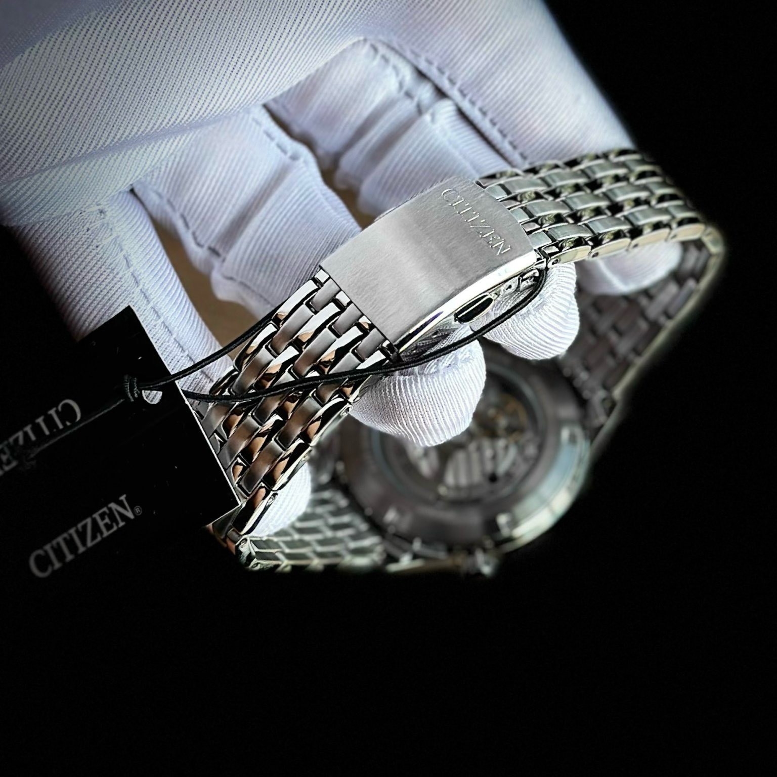 CITIZEN SUNSHINE AND LUNA OPEN HEART AUTOMATIC WHITE NH9130-84A