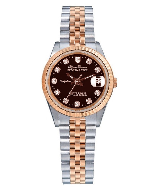 OLYM PIANUS SPORTMASTER QUARTZ CHOCOLATE OP68322L29SR-N