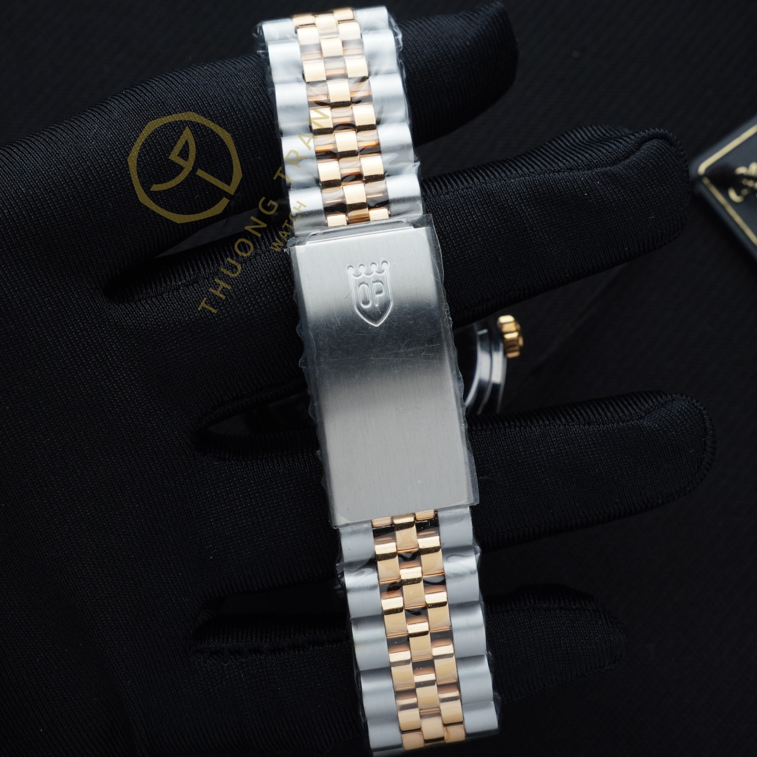 OLYM PIAINUS SPORTMASTER DEMI ROSEGOLD QUARTZ CHOCOLATE OP89322GSR-N-CV