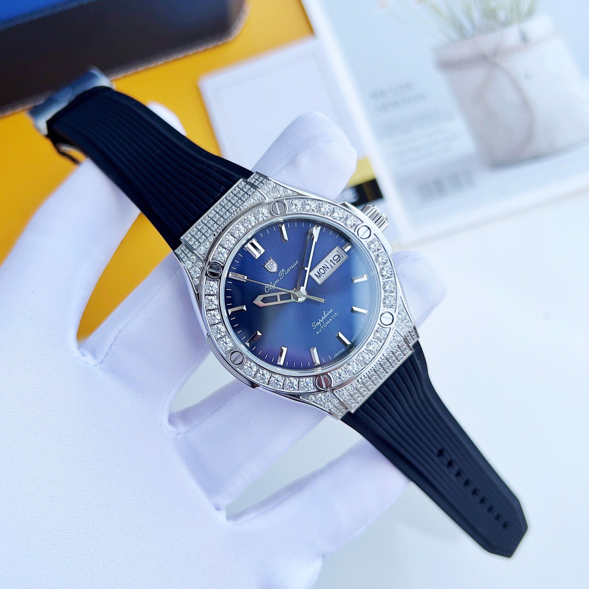 OLYM PIANUS CLASSIC FUSION AUTOMATIC BLUE OP990-45ADDGS-GL-X