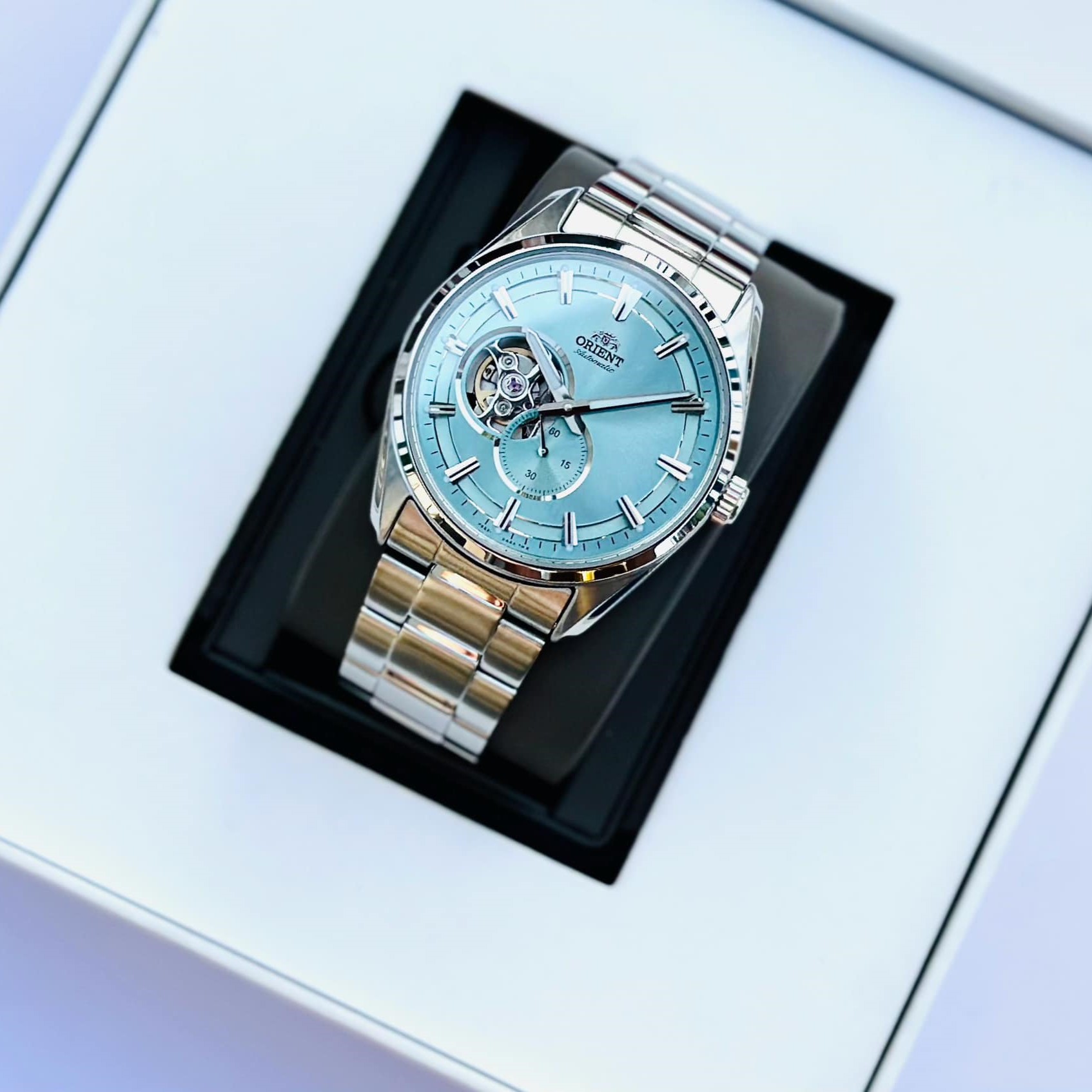 ORIENT CONTEMPORARY SMALL SECOND AUTOMATIC ICEBLUE RA-AR0009L10B (RN-AR0009L)