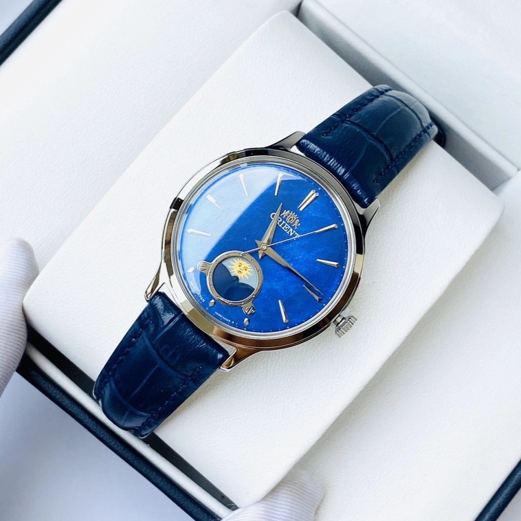 ORIENT CLASSIC SUN AND MOON GEN 6 QUARTZ BLUE RA-KB0004A10B