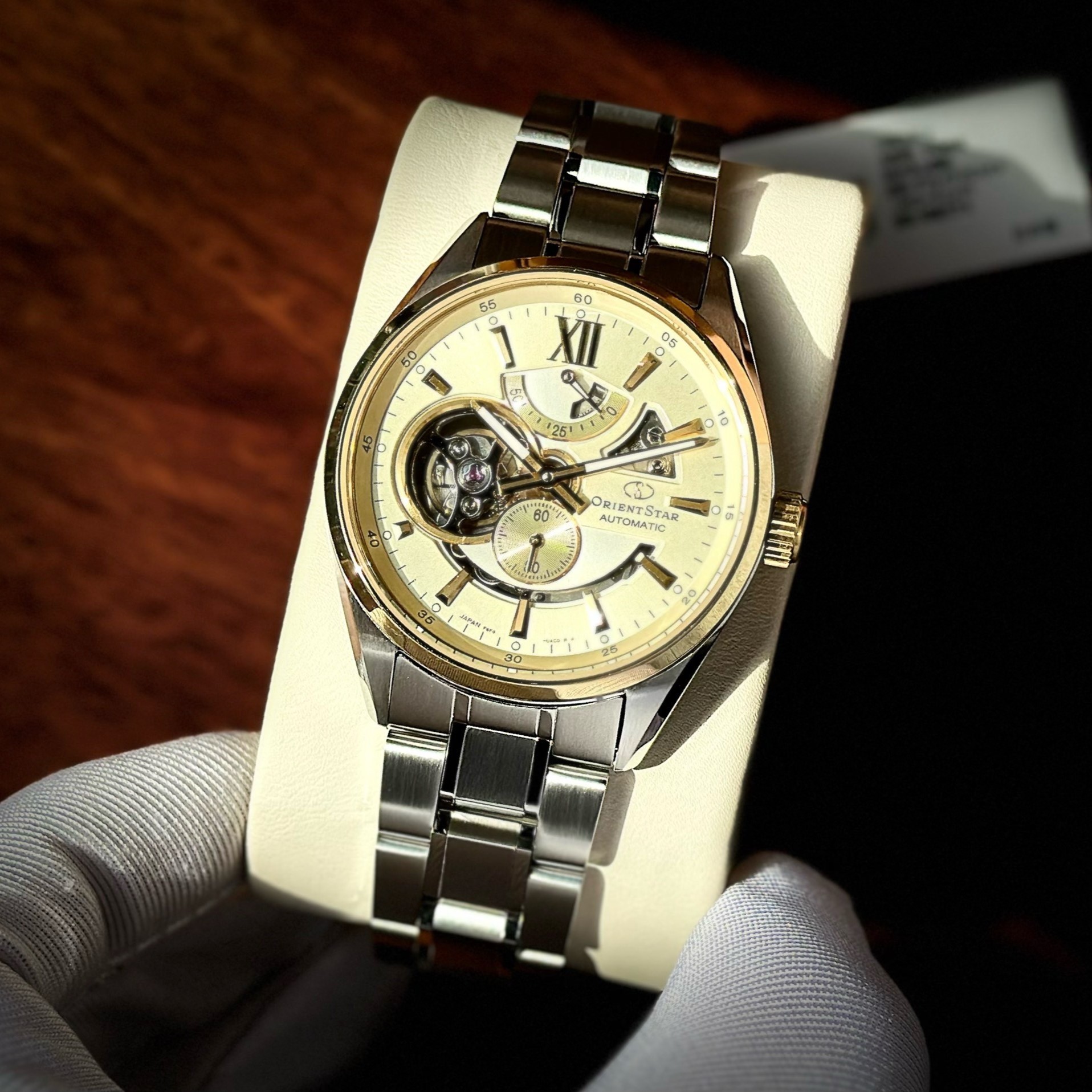 ORIENT STAR COMTEMPORARY JOKER AUTOMATIC CHAMPAGNE RE-AV0124G00B (RE-AV0124G) (RK-AV0124G)