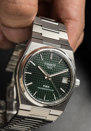 TISSOT PRX POWERMATIC 80 GREEN 35MM T137.207.11.091.00