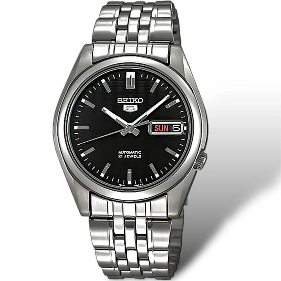 ĐỒNG HỒ NAM SEIKO 5 AUTOMATIC BLACK SNK361 (SNK361K1)