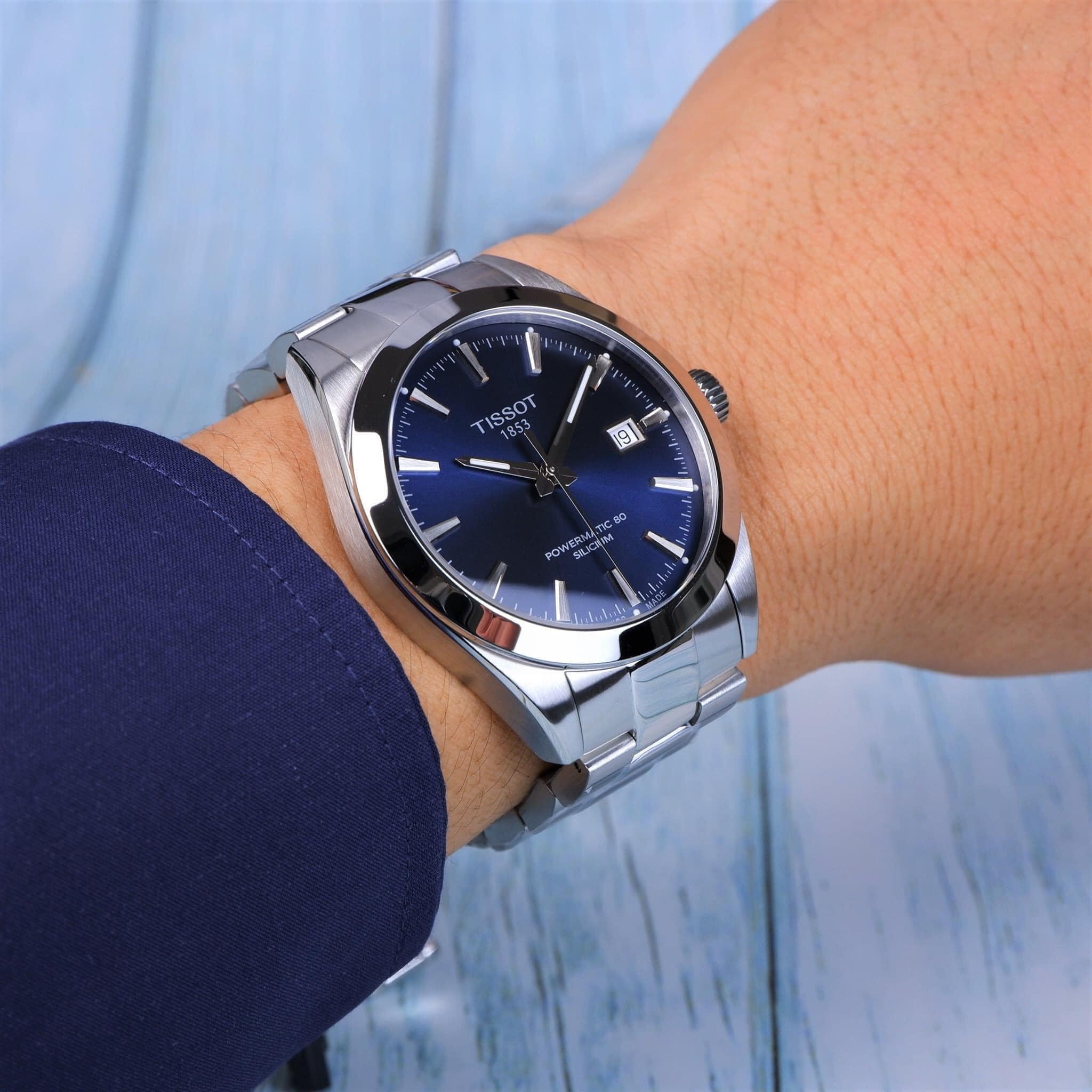 TISSOT GENTLEMAN POWERMATIC 80 BLUE T127.407.11.041.00