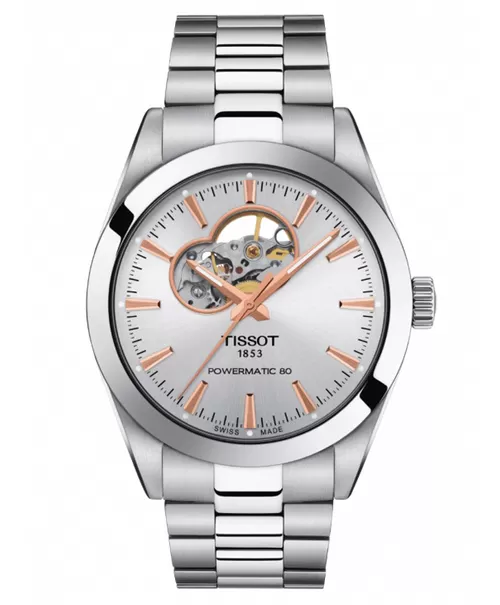 TISSOT GENTLEMAN POWERMATIC 80 OPEN HEART T127.407.11.031.01