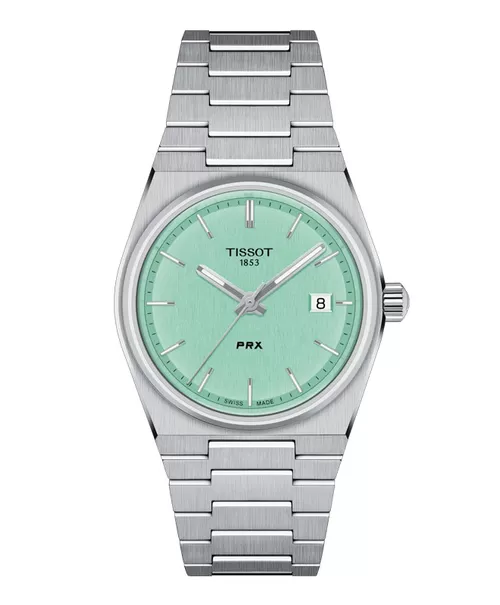 TISSOT PRX QUARTZ LIGHT GREEN 35MM  PRX T137.210.11.091.00