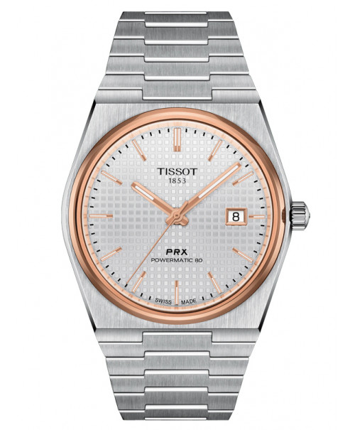 TISSOT PRX POWERMATIC 80 DEMI GOLD 40MM T137.407.21.031.00