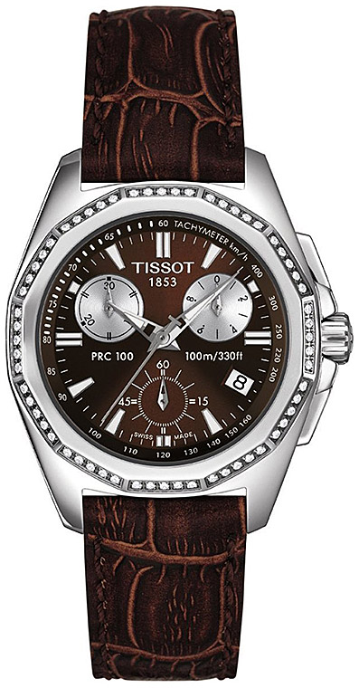 ĐỒNG HỒ NỮ TISSOT CHRONOGRAPH PRC 100 QUARTZ DIAMOND T22.1.416.11