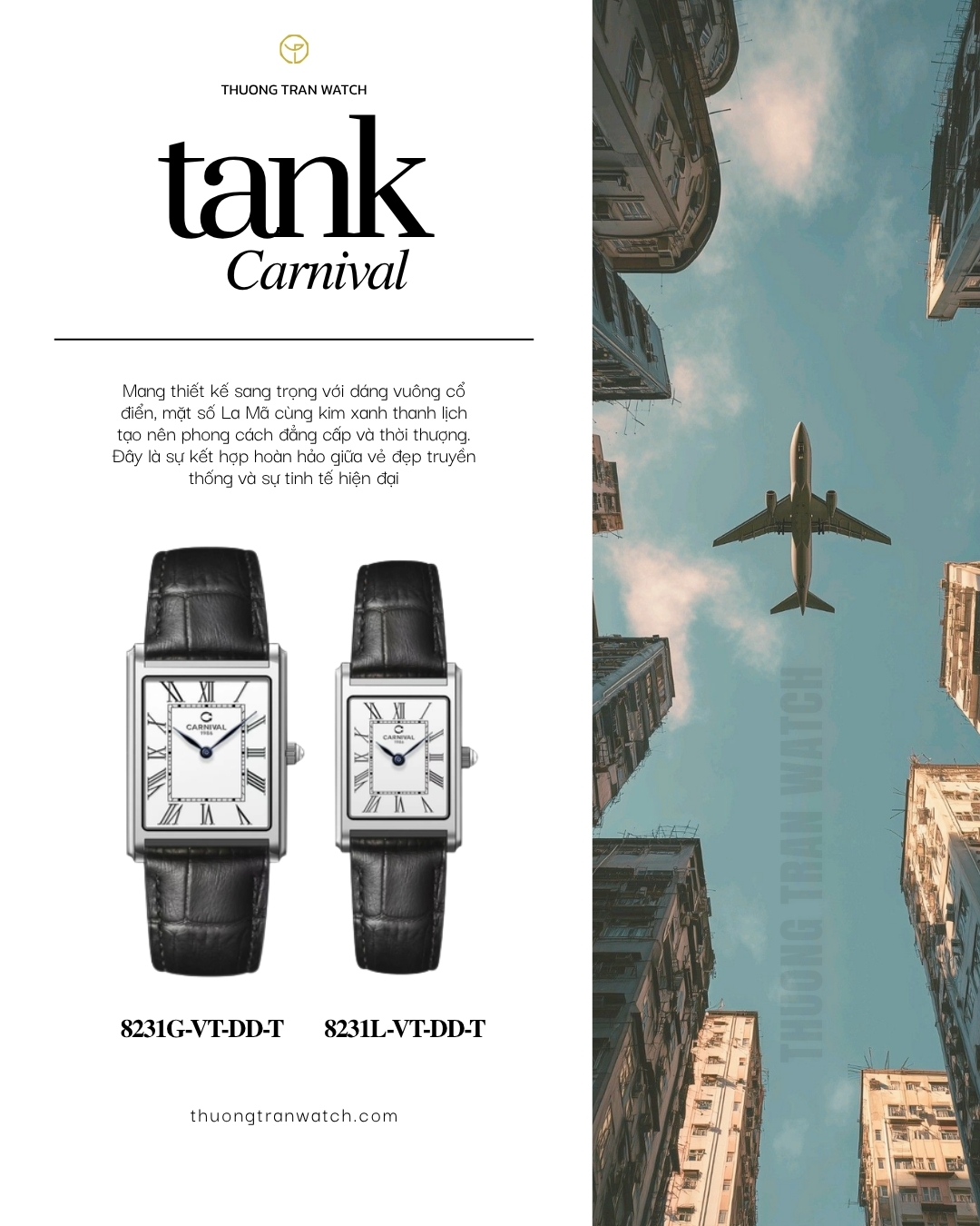 ĐỒNG HỒ NAM CARNIVAL 8231G-VT-DD-T