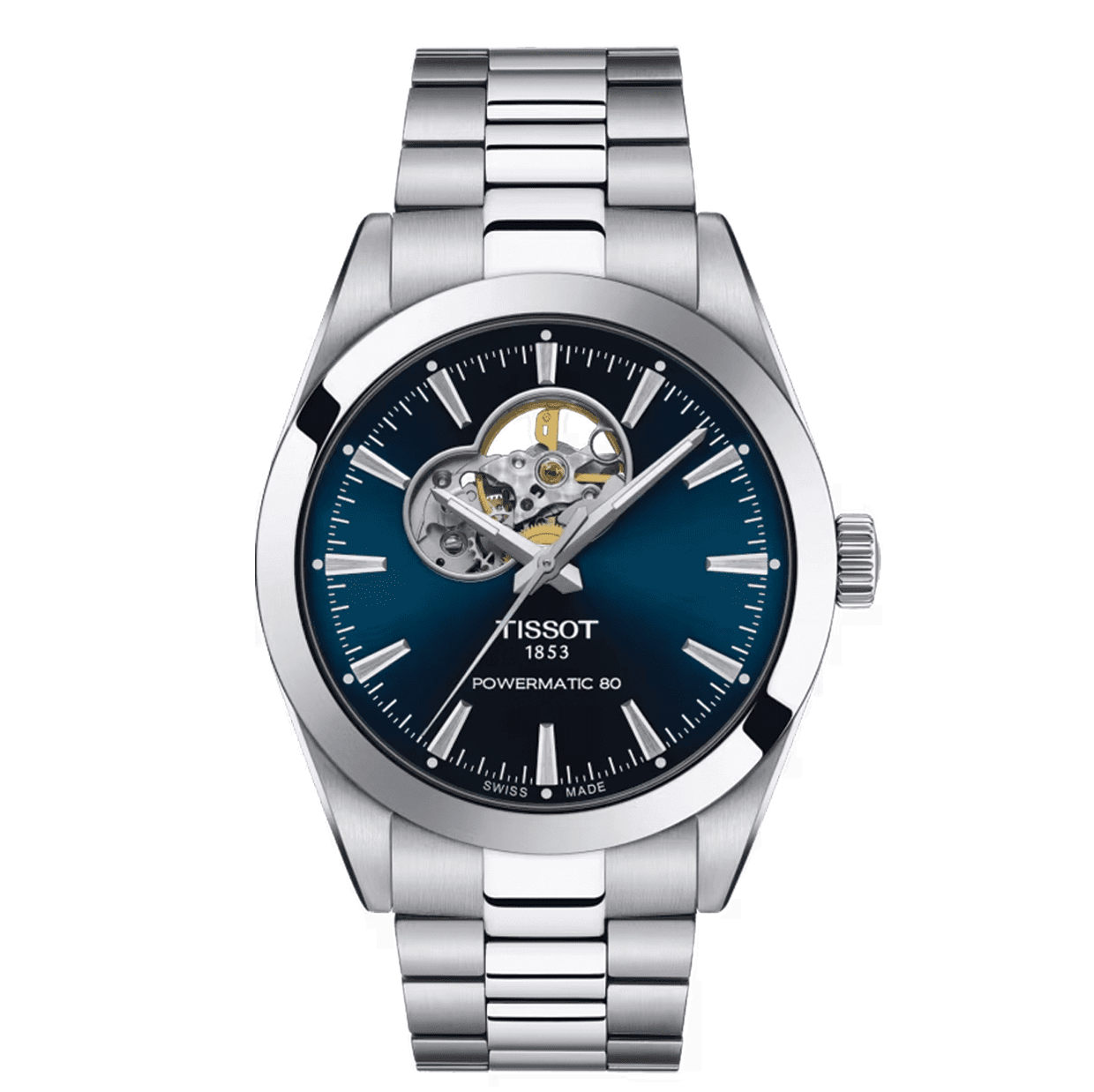 TISSOT GENTLEMAN POWERMATIC 80 OPEN HEART T127.407.11.041.02